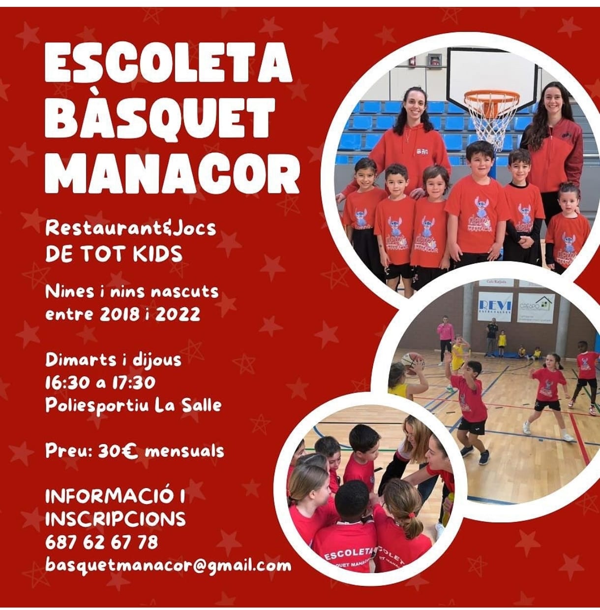 Info escoleta Bàsquet Manacor
